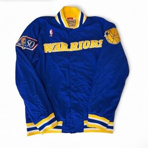 Size M -Mitchell & Ness Golden State Warriors NBA 50th Anniversary Hardwood